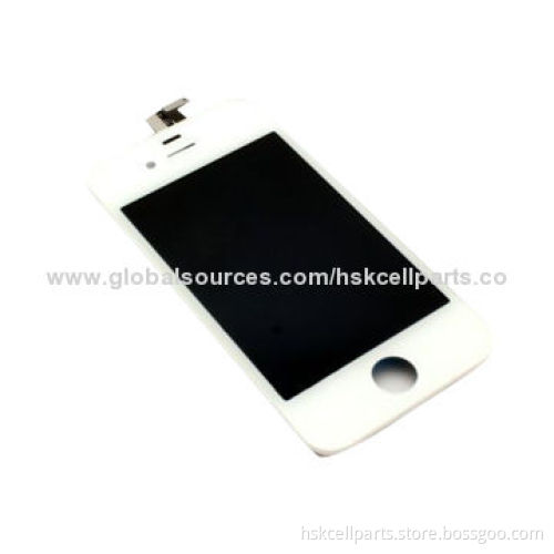 White Complete LCD Screen for iPhone 4, Fast and Safety Shipping